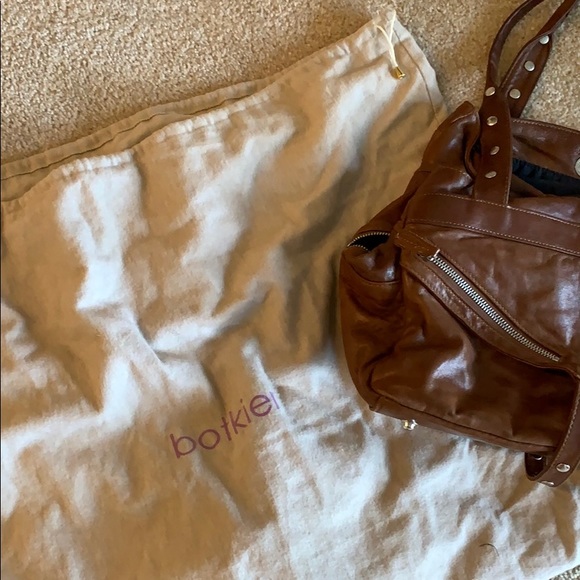 Botkier Trigger leather satchel in tan camel - Picture 3 of 7